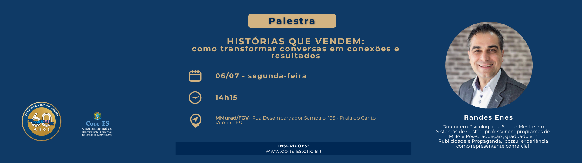 Core-ES | Conselho Regional dos Representantes Comercias no Estado do Espirito Santo